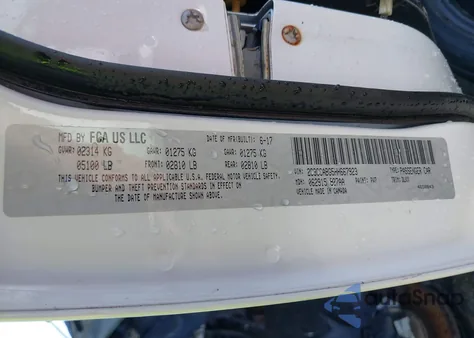 2017 Chrysler 300 300S Alloy Edition from USA, damaged, VIN 2C3CCABG5HH667923